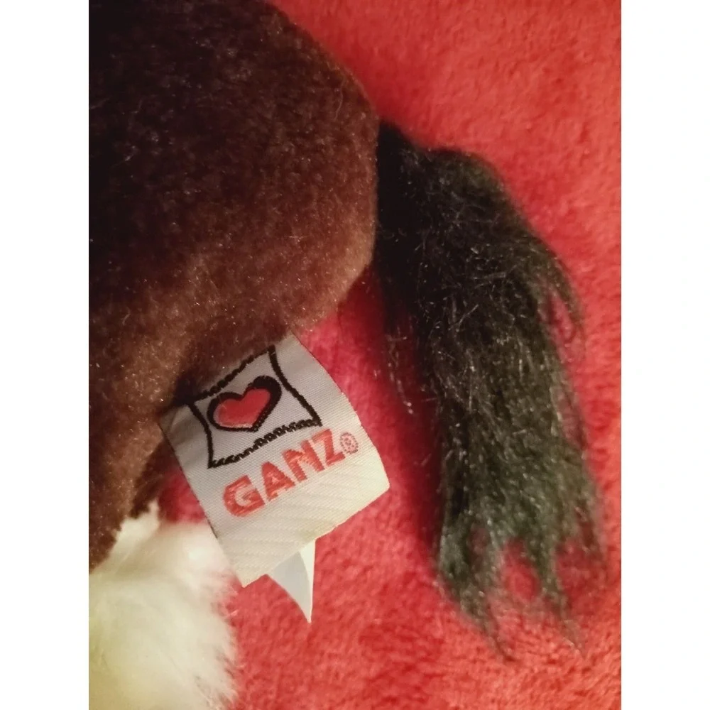 Ganz Webkinz Clydesdale Horse Stuffed Animal Plush Toy / NO CODE